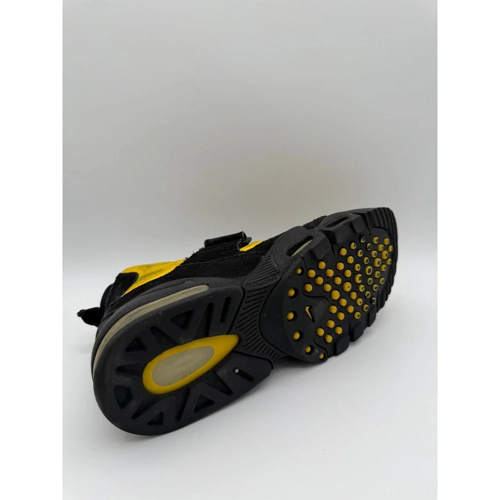 Nike‎ Air Diamond Turf II Black Varsity Maize Yellow 525224-700 Mens Size 11